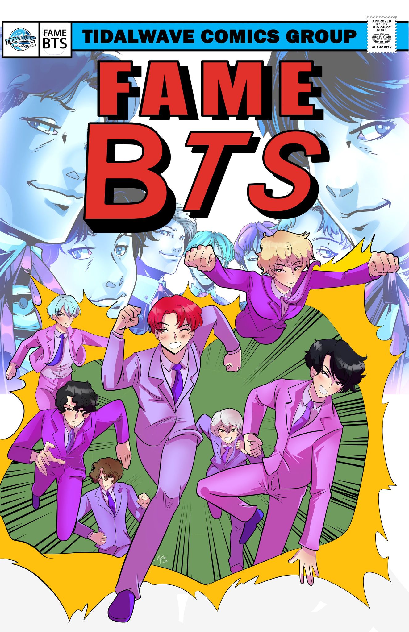 BTS BIOGRAPHY COMIC - HOMAGE - LIMITED TO 1000