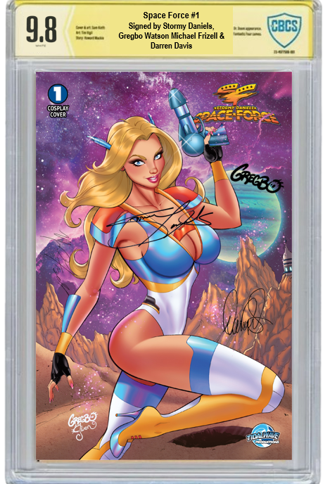 STORMY DANIELS: SPACE FORCE #1 - GREGBO MAIN - NICE - LTD 500