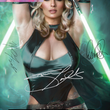 STORMY DANIELS: SPACE FORCE #1 - SHIKARII - NICE BLACK ROBE METAL - LTD 50