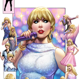 FEMALE FORCE: TAYLOR SWIFT #2 - ALE GARZA ART ONLY FOIL - LIMITED TO 50