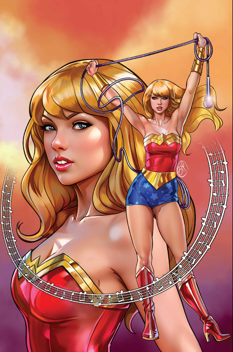 FEMALE FORCE: TAYLOR SWIFT #2 - BRIAN MIROGLIO ART ONLY METAL - LIMITED TO 25