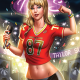 TAYLOR SWIFT - KINCAID CVR B - ART ONLY FOIL - LIMITED TO 50